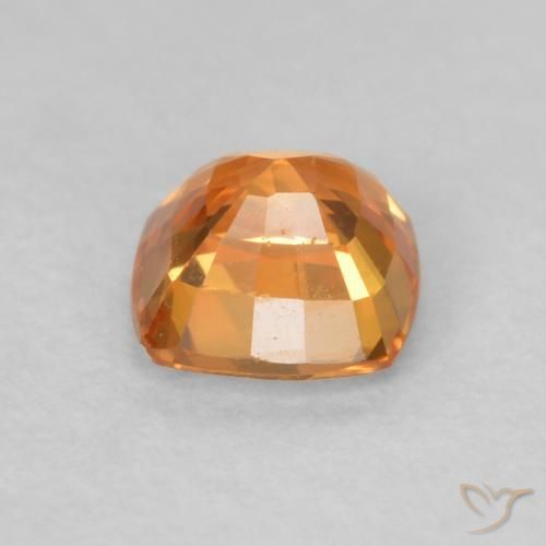 9,17 ctw natürlicher Mittelorange Saphir, Kissen, VVS-VS
