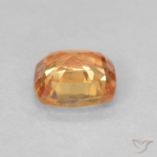 9,17 ctw natürlicher Mittelorange Saphir, Kissen, VVS-VS