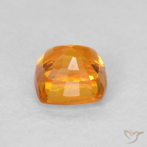 9,17 ctw natürlicher hellorange Saphir, Kissen, VVS-VS