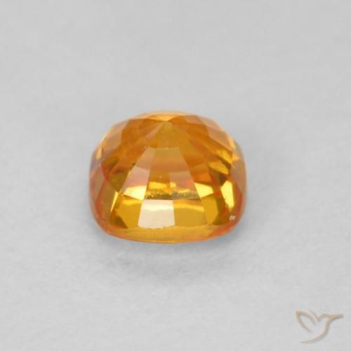 9,17 ctw natürlicher hellorange Saphir, Kissen, VVS
