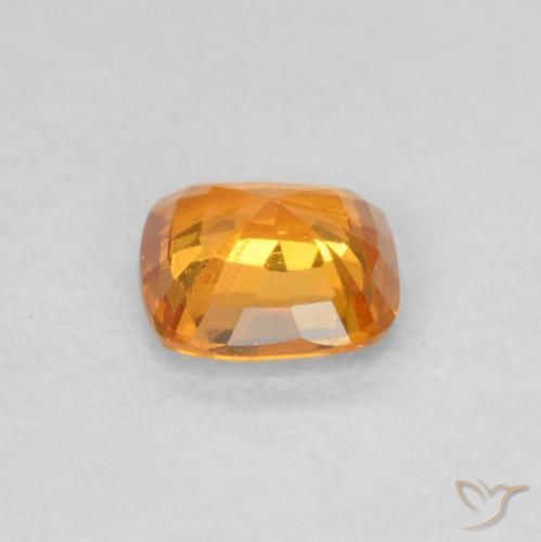 9,17 ctw natürlicher hellorange Saphir, Kissen, VS
