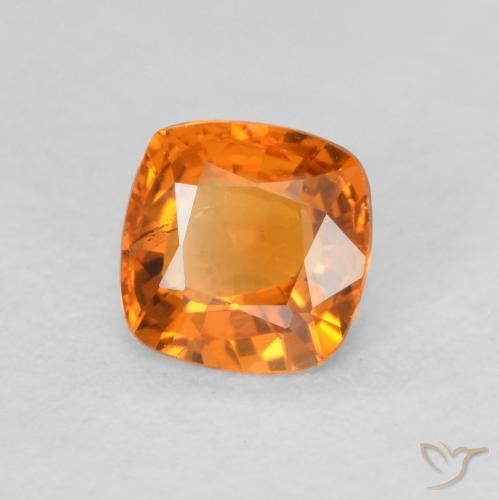9,17 ctw natürlicher hellorange Saphir, Kissen, VS