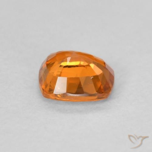 9,17 ctw natürlicher hellorange Saphir, Kissen, VS