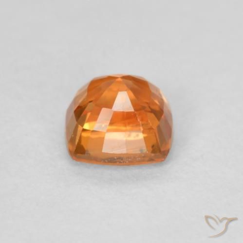 9,17 ctw natürlicher Amber Orange Saphir, Kissen, VS