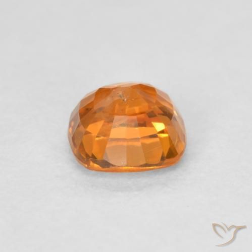 9,17 ctw natürlicher hellorange Saphir, Kissen, VS