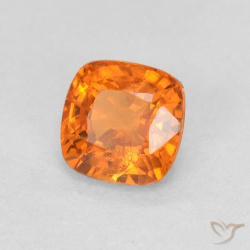 9,17 ctw natürlicher Mittelorange Saphir, Kissen, VS