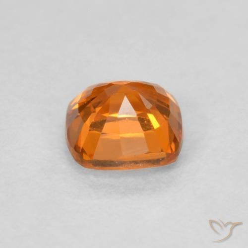 9,17 ctw natürlicher Mittelorange Saphir, Kissen, VS