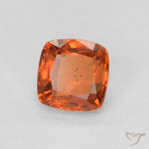 9,17 ctw natürlicher rötlich-orange Saphir, Kissen, VS