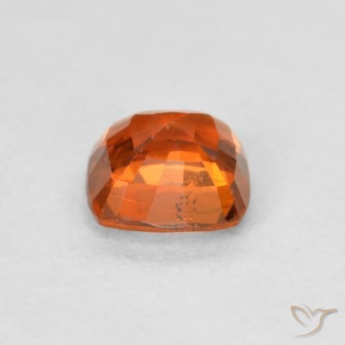 9,17 ctw natürlicher rötlich-orange Saphir, Kissen, VS