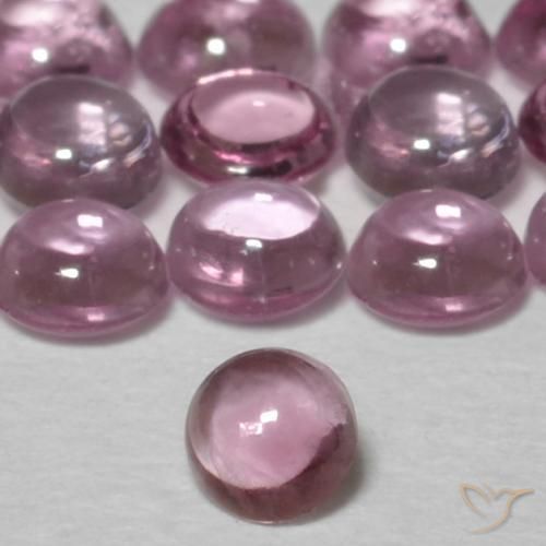 0.12ct Natürlicher Mittelrosa Saphir, Runden, Transparent