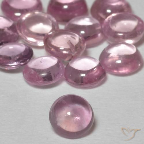 0.28ct Natürlicher hellrosa Saphir, Runden, Transparent