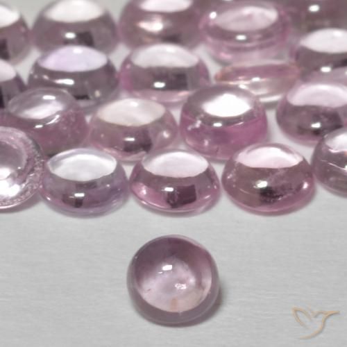 0.27ct Natürlicher Lavendelrosa Saphir, Runden, Transparent
