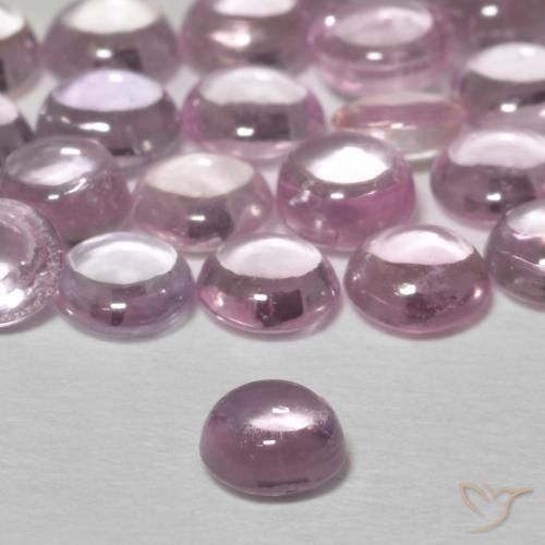 9,17 ctw natürlicher Lavendelrosa Saphir, Runden, Transparent