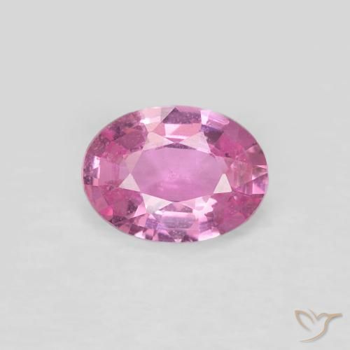 0.62ct Natürlicher Mittelrosa Saphir, Oval, VS, Photo A