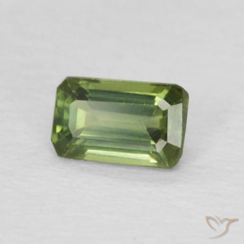 9,17 ctw natürlicher Medium Light Green Saphir, Oktagonschliff, VVS-VS