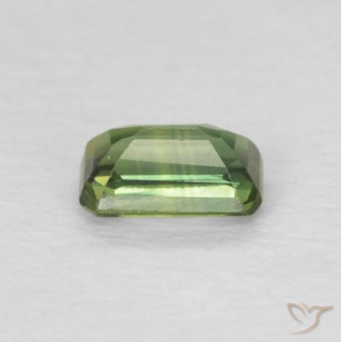 9,17 ctw natürlicher Medium Light Green Saphir, Oktagonschliff, VS
