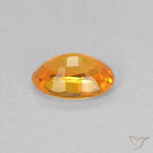 9,17 ctw natürlicher Aprikose Orange Saphir, Oval, VS