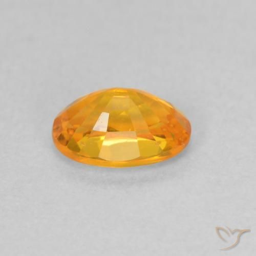 9,17 ctw natürlicher Aprikose Orange Saphir, Oval, VS