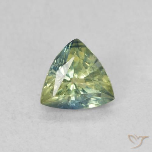 0.54ct Natürlicher Mehrfarbig Saphir, Trillion, VS