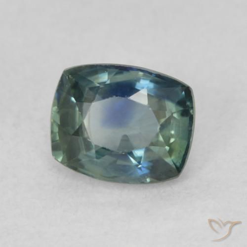 9,17 ctw natürlicher blassblau Saphir, Kissen, VVS-VS