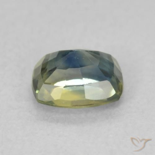 9,17 ctw natürlicher blassblau Saphir, Kissen, VVS-VS