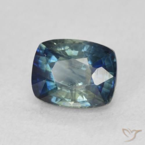 9,17 ctw natürlicher Tiefes Marineblau Saphir, Kissen, VVS-VS