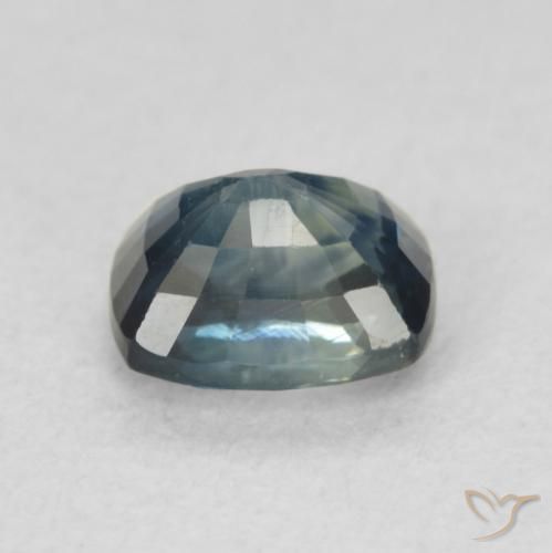9,17 ctw natürlicher Tiefes Marineblau Saphir, Kissen, VVS-VS