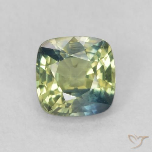 0.55ct Natürlicher Mehrfarbig Saphir, Kissen, VS