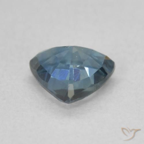 9,17 ctw natürlicher grünlich-blau Saphir, Trillion, VS
