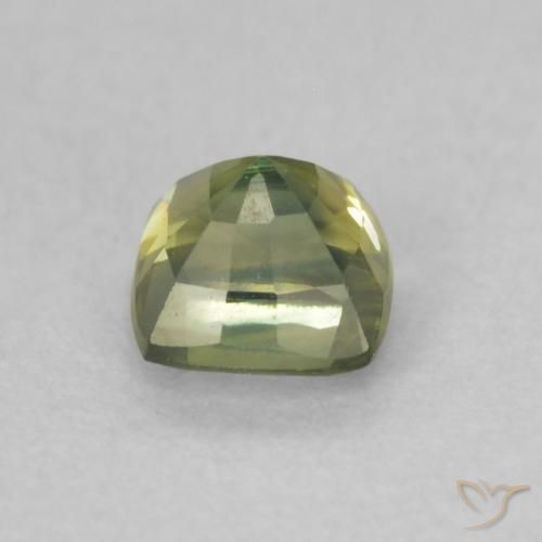 9,17 ctw natürlicher Blaugrün Saphir, Kissen, VS