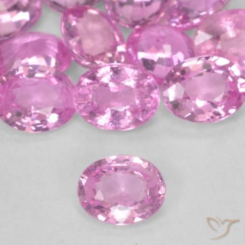 0.32ct Natürlicher Königslila Rosa Saphir, Oval, VS