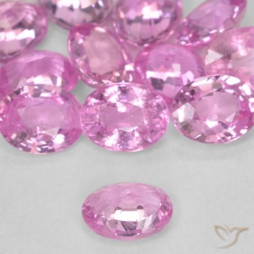 9,17 ctw natürlicher Königslila Rosa Saphir, Oval, VS