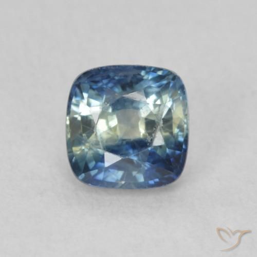 0.81ct Natürlicher Mehrfarbig Saphir, Kissen, VS