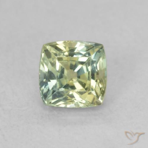 0.64ct Natürlicher Mehrfarbig Saphir, Kissen, VS-SI