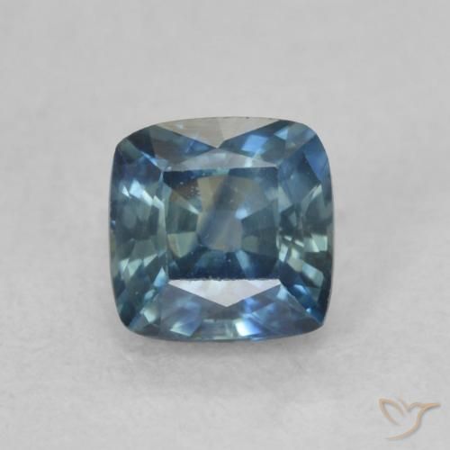 0.77ct Natürlicher Blau Saphir, Kissen, VVS-VS