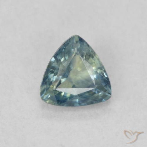 0.44ct Natürlicher Mehrfarbig Saphir, Trillion, VS