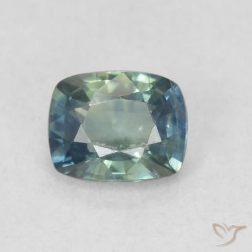 0.58ct Natürlicher Mehrfarbig Saphir, Kissen, VS