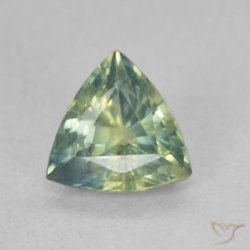 0.67ct Natürlicher Mehrfarbig Saphir, Trillion, VS