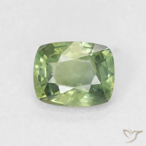 0.67ct Natürlicher Waldgrün Saphir, Kissen, VS