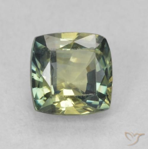 0.95ct Natürlicher Mehrfarbig Saphir, Kissen, VVS