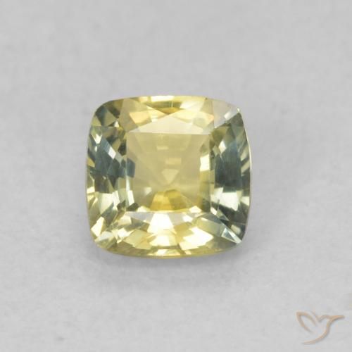 0.56ct Natürlicher Mehrfarbig Saphir, Kissen, VVS