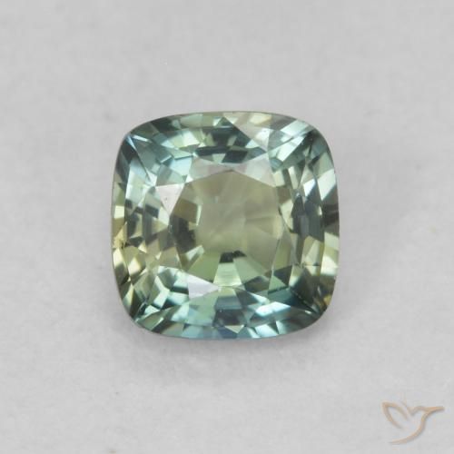 0.64ct Natürlicher Mehrfarbig Saphir, Kissen, VVS