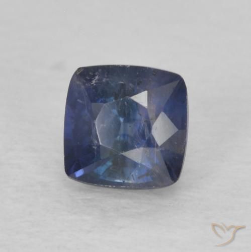 9,17 ctw natürlicher Mitternachtsblau Saphir, Kissen, VS-SI