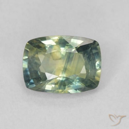 0.77ct Natürlicher Mehrfarbig Saphir, Kissen, VS