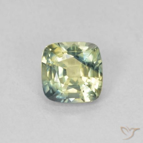 0.47ct Natürlicher Mehrfarbig Saphir, Kissen, VS