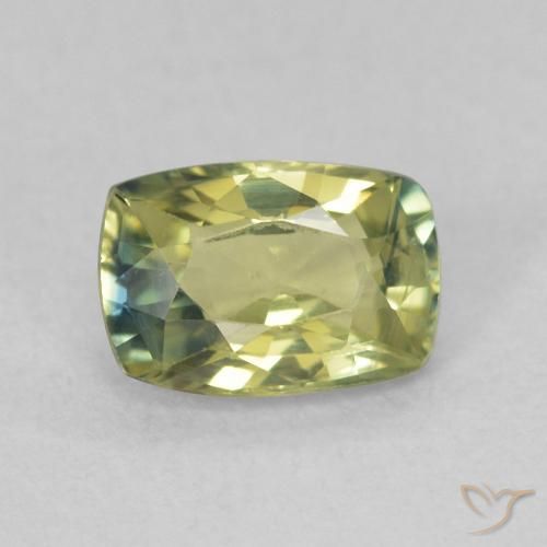 0.75ct Natürlicher Mehrfarbig Saphir, Kissen, VS