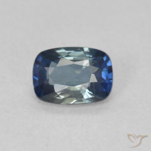 0.77ct Natürlicher Mehrfarbig Saphir, Kissen, VVS