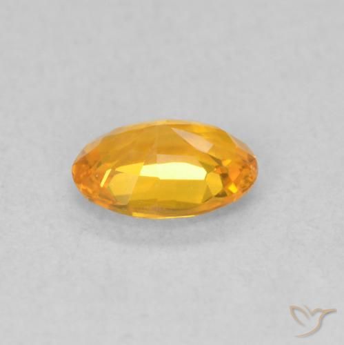 9,17 ctw natürlicher Aprikose Orange Saphir, Oval, VS