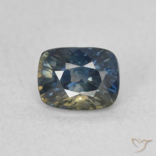 0.47ct Natürlicher Mehrfarbig Saphir, Kissen, VVS