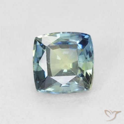 0.70ct Natürlicher Mehrfarbig Saphir, Kissen, VVS-VS